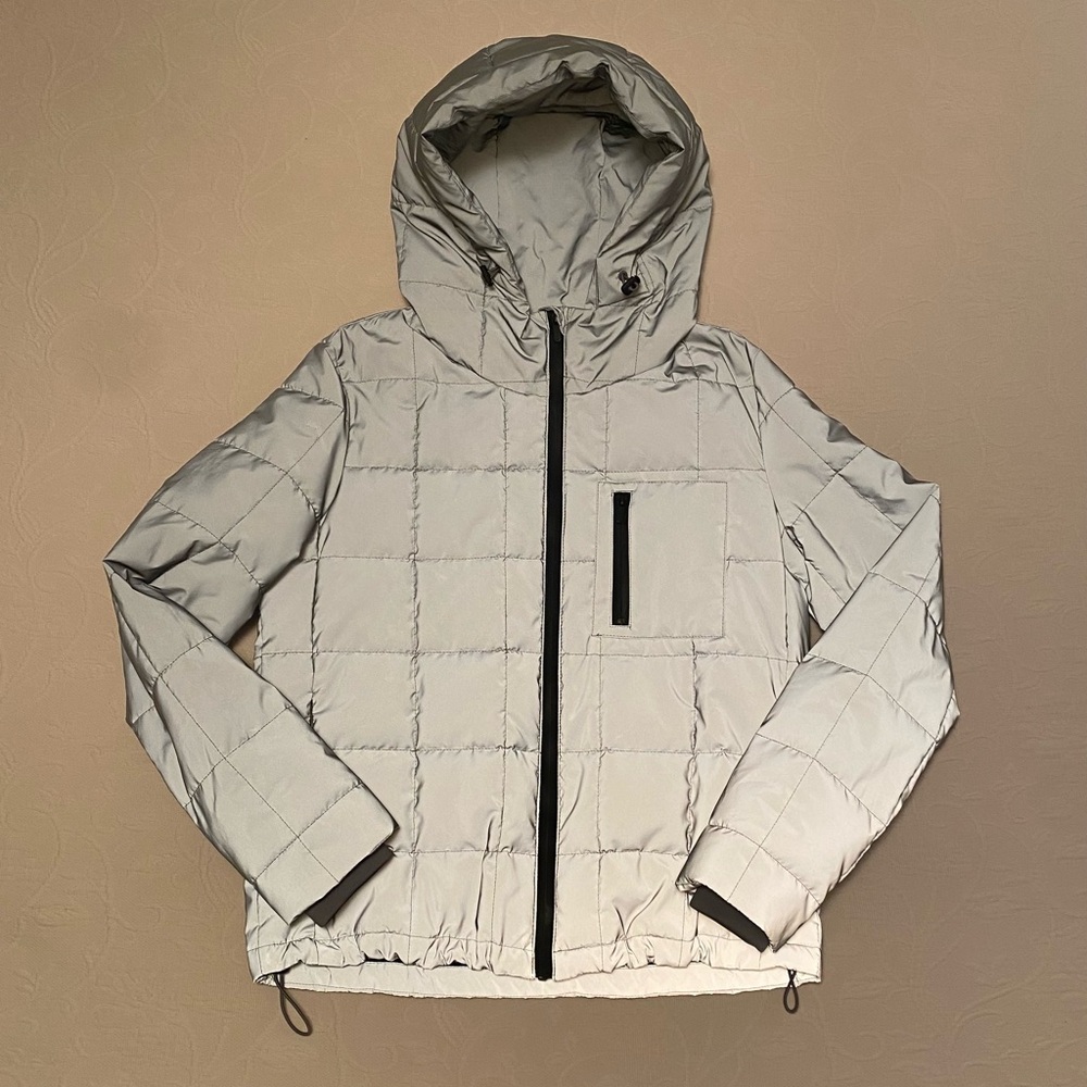 ZARA Gray Hooded Jacket
